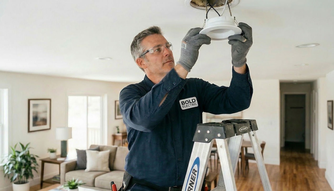 Residential Lighting Installation in Sherman TX – Bold Electric