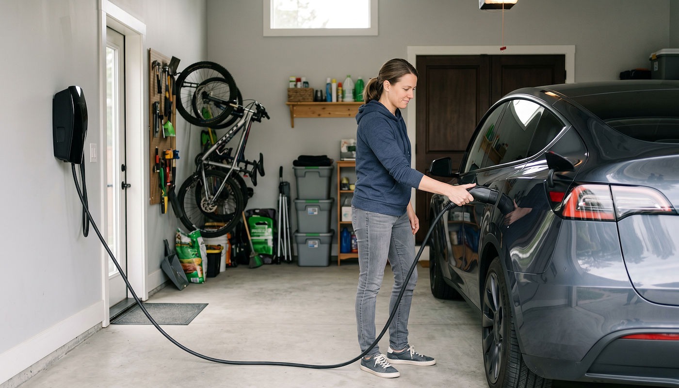 Home garage EV Chargers Installation & Maintenance- BOLD Electric