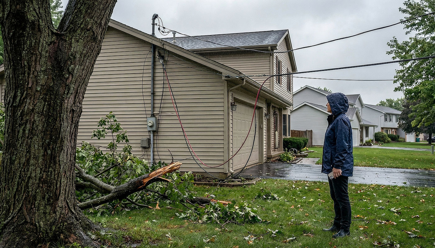 Storm Damage Emergency Electrical Repair in Sherman TX & the Texoma Area - BOLD Electric