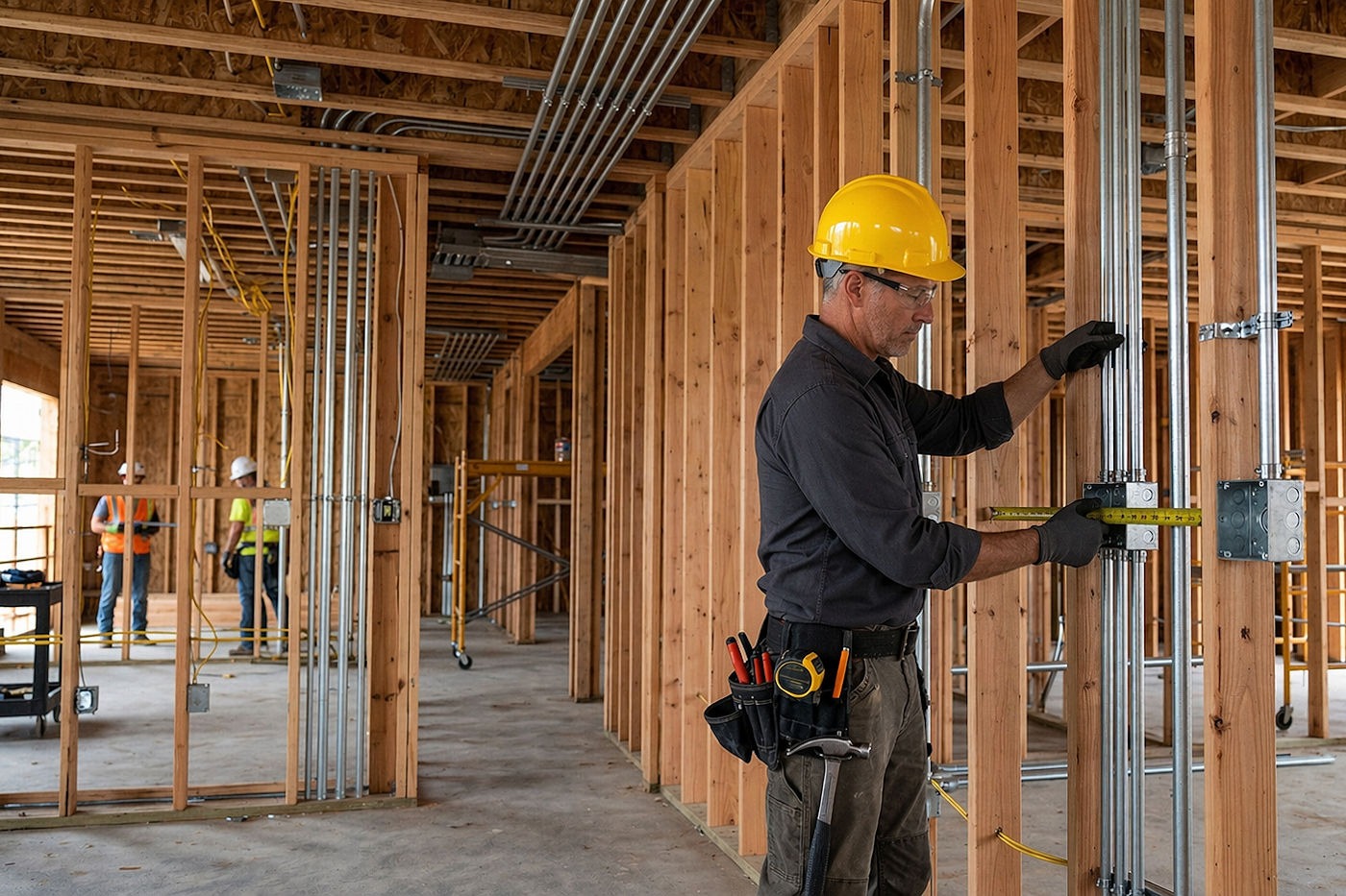 Commercial Tenant Buildout Construction Electrical Services in Sherman TX Commercial New Construction Electrical Services in Sherman TX - BOLD Electric